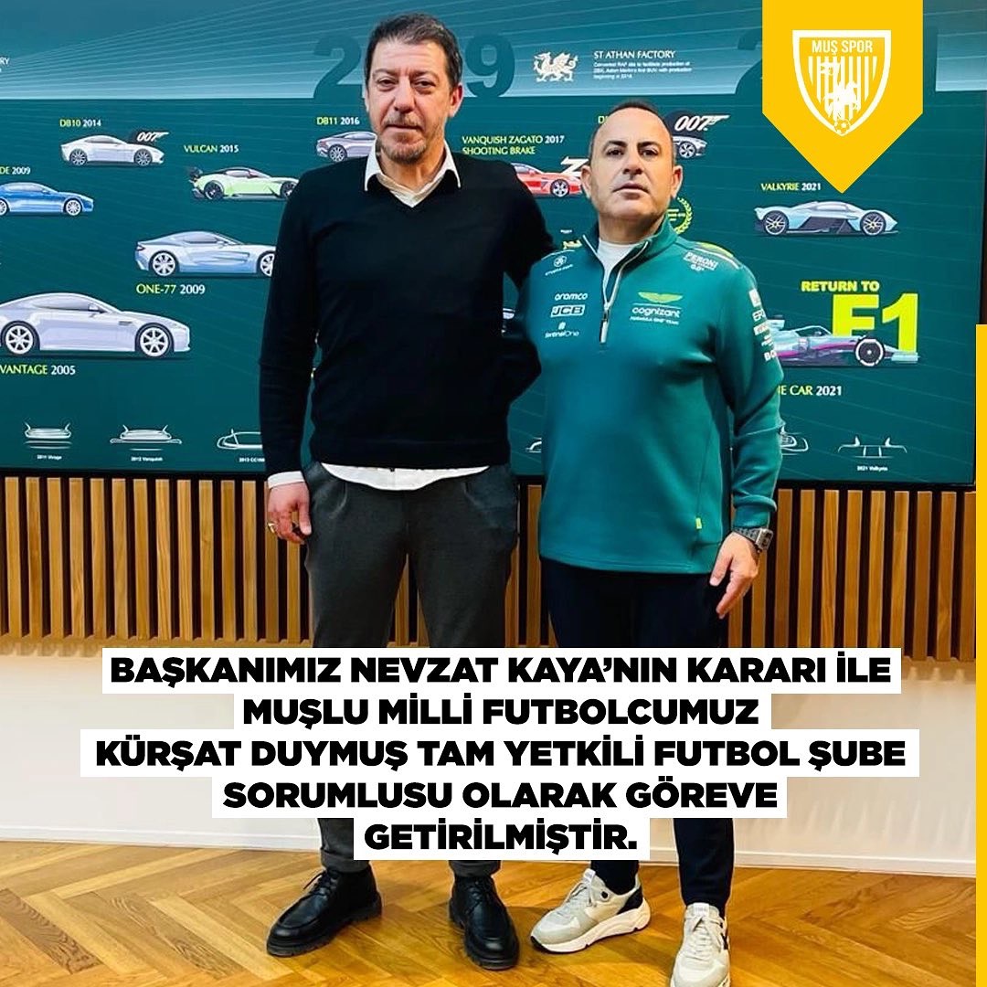 Kürşat Duymuş, Muş Spor Kulübü'nde Futbol Şube Sorumlusu olarak atandı