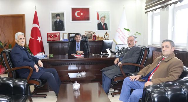 BBP Ağrı İl Başkanı, Sosyal Hizmetler İl Müdürlüğünü Ziyaret Etti