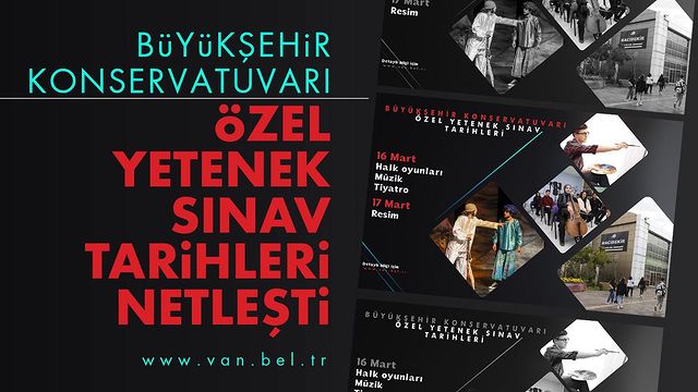 Van'da konservatuvar için özel yetenek sınavları belirlendi