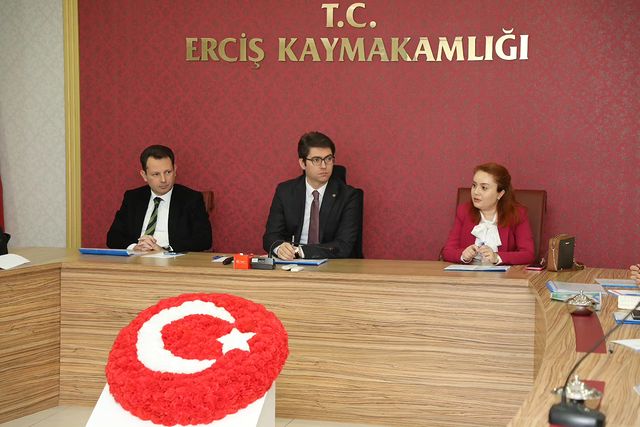 Erciş'te Seçim Güvenliği İçin Toplantı Gerçekleştirildi