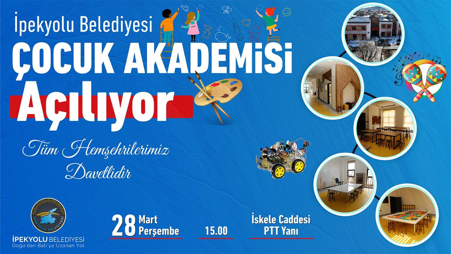 Van'da Eğitimde Yenilik: İpekyolu Çocuk Akademisi Açıldı